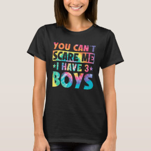Camiseta Mãe mamãe Eu Tenho Três Meninos Dia das Mães Mamãe