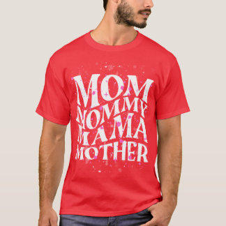 Camiseta mãe mamãe mãe amiga