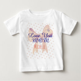 Camiseta Mãe Mamãe Te Ama Na moda Dia de as mães Moderna.