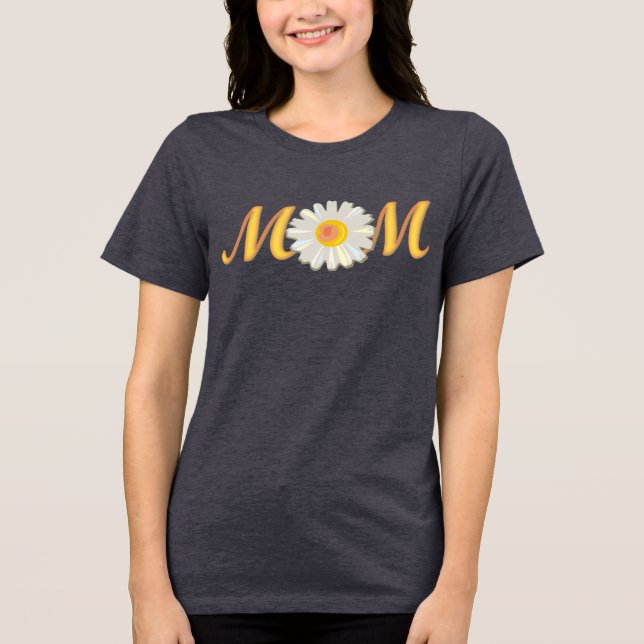 Camiseta Mãe Margarida Branca (Frente)