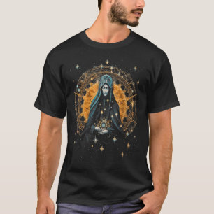 Camiseta Mãe Maria Meditação da Paz do Natal Católico Ch