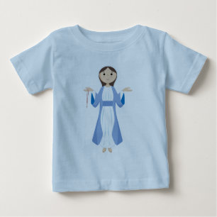 Camiseta Mãe Mary com Rosary