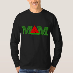 Camiseta Mãe Melancia Engraçado Fruta de Verão Dia das Mães