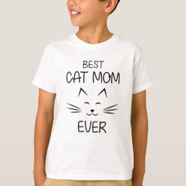 Camiseta Mãe - Melhor Gato Mãe de Sempre