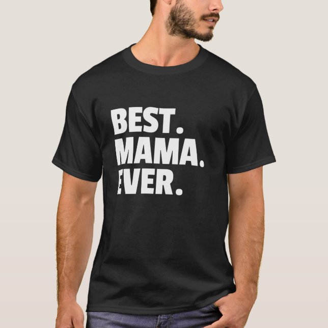 CAMISETA MÃE MELHOR MÃE NUNCA MULHERES NO ANIVERSÁRIO PREST (Frente)