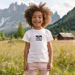 Camiseta Mãe Meu Super-Herói para Sempre preto