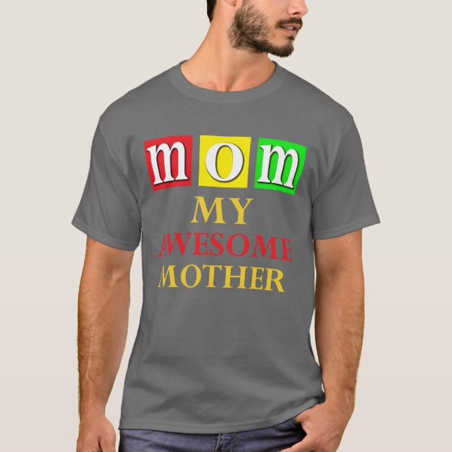 Camiseta MÃE, MINHA PRIMEIRA Vintagem MÃE (Frente)