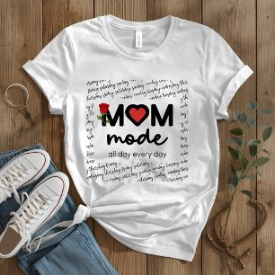 Camiseta Mãe Modo Todos os Dias