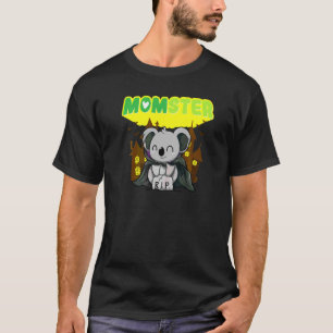 Camiseta Mãe Monstro Mãe Assustadora Dia das Bruxas Mamãe S