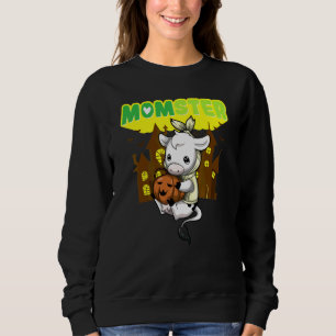 Camiseta Mãe Monstro Mãe Assustadora Dia das Bruxas Mamãe S