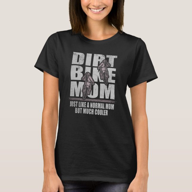 Camiseta Mãe Motocross Mãe Motocross Mãe Motocycle Mãe (Frente)