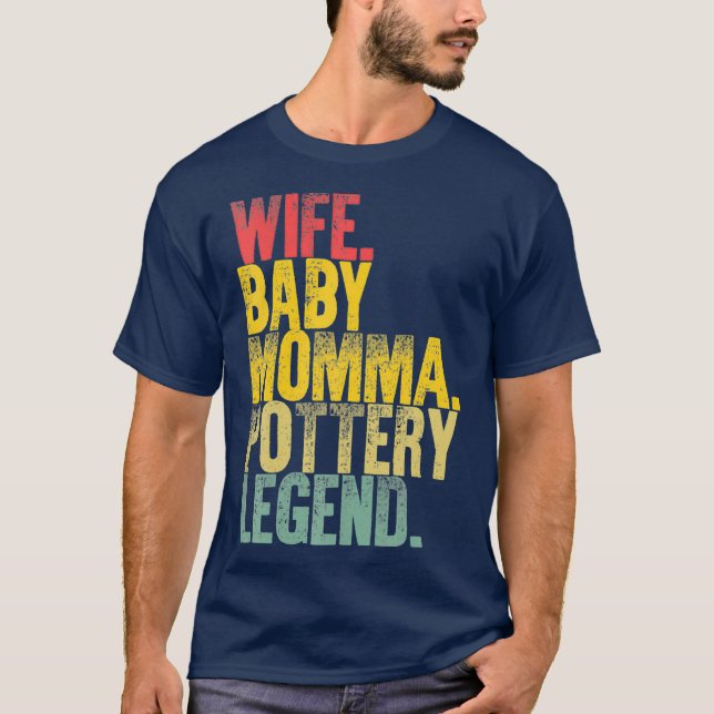 Camiseta Mãe Mulher Engraçada Esposa Bebê Potência Mãe (Frente)