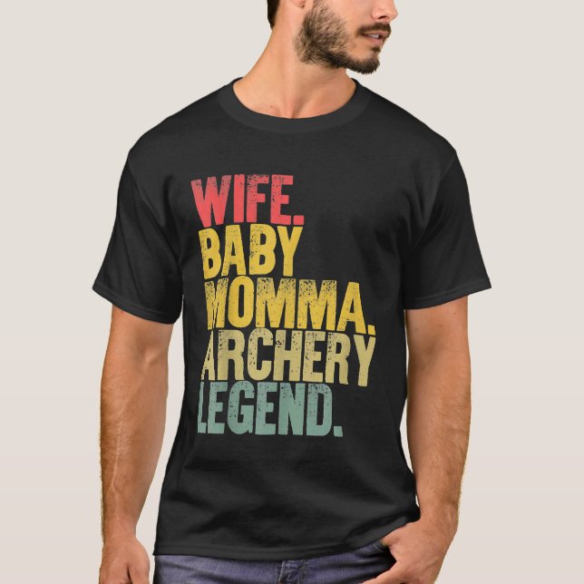 Camiseta Mãe Mulher Engraçada Esposa Querida Mãe Legenda de (Frente)