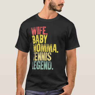 Camiseta Mãe Mulher Esposa Bebê Mãe Tênis Legenda