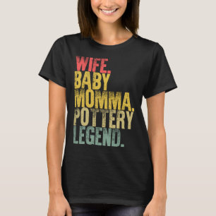 Camiseta Mãe Mulher Esposa Filha Mãe Legenda De Potência