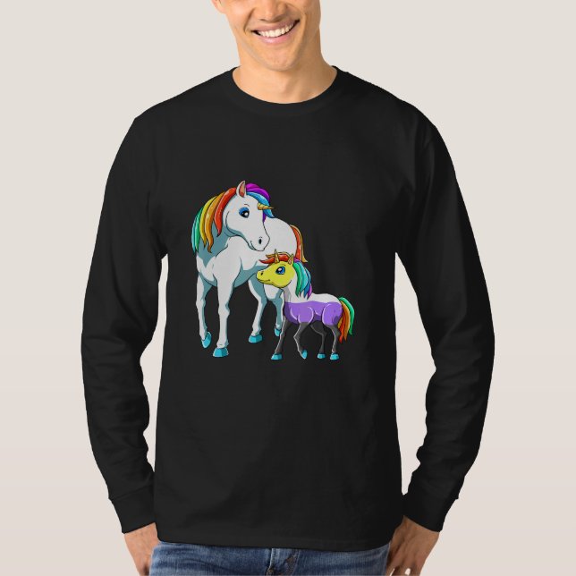 Camiseta Mãe Não-binária do Unicorn (Frente)