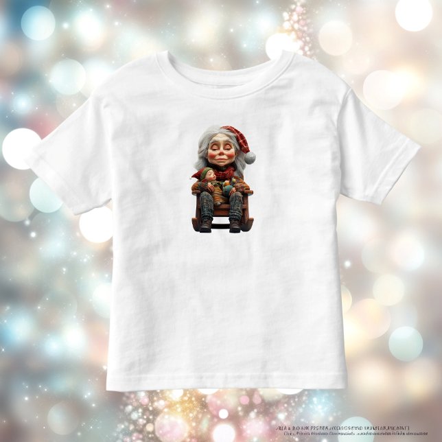 Camiseta Mãe Natal II Tee de Toddler (Criador carregado)