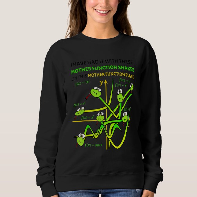 Camiseta Mãe Nerd Funções Cobras Em Um Avião Professor De M (Frente)