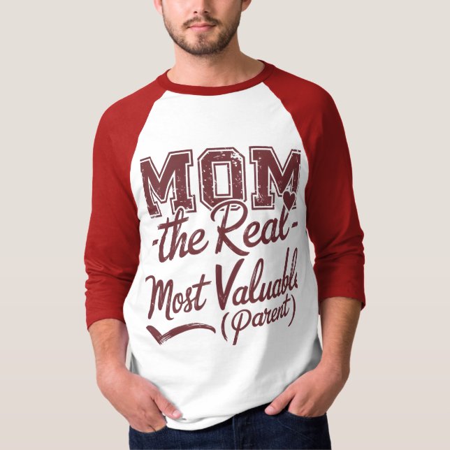 Camiseta Mãe — O MVP Real (Pai Mais Valente) (Frente)