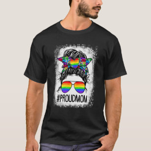 Camiseta Mãe Orgulhosa Cabelo Mensageiro Lgbtq Gay Pr