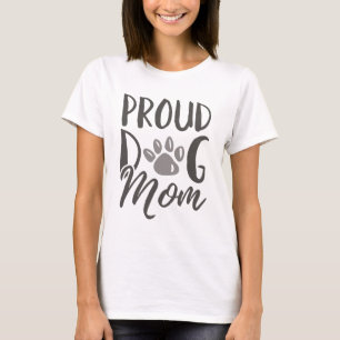 Camiseta Mãe Orgulhosa de Cachorro