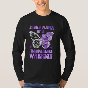 Camiseta Mãe Orgulhosa De Fibra Mãe De Uma Guerreira Fibrom