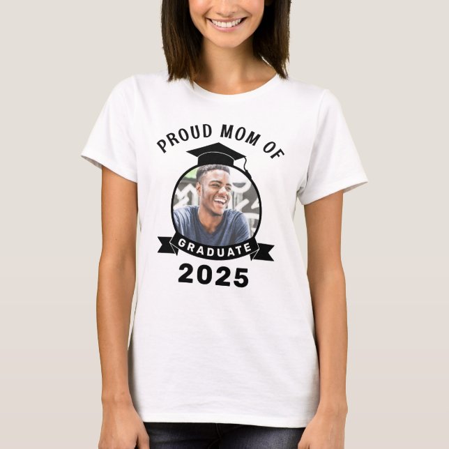 Camiseta Mãe Orgulhosa de Graduado (Frente)