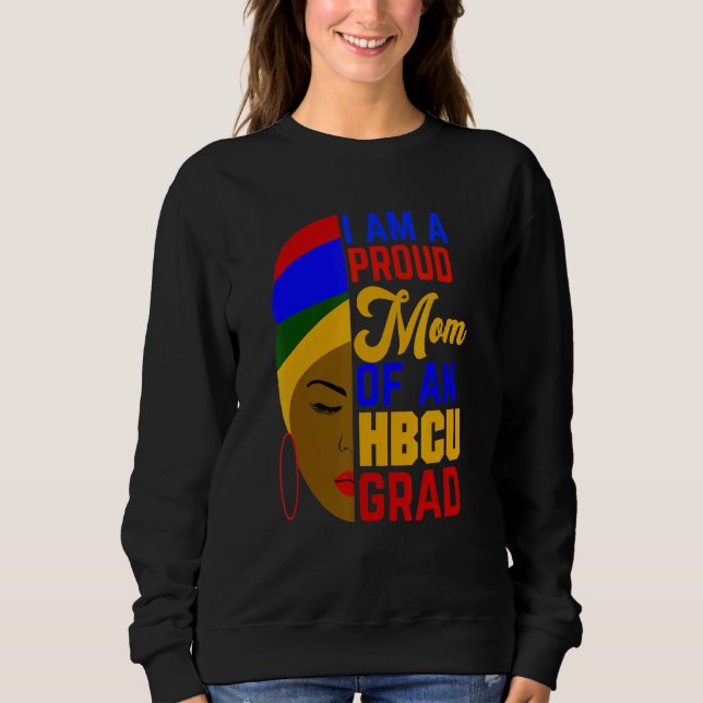Camiseta Mãe Orgulhosa De Hbcu Formando Afrocêntrica (Frente)