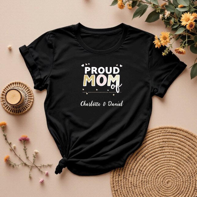 Camiseta Mãe Orgulhosa de | Melhor Dia de as mães (Criador carregado)
