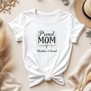 Camiseta Mãe Orgulhosa de Presente Personalizado Para A M