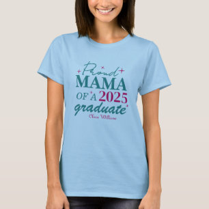Camiseta Mãe orgulhosa de um formando