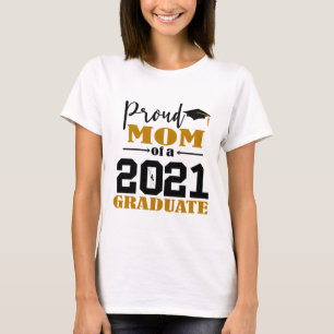 Camiseta Mãe orgulhosa de um Formando de 2021
