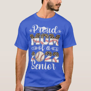 Camiseta Mãe Orgulhosa De Um Formando De Mãe De Beisebol De
