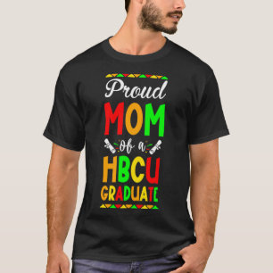 Camiseta Mãe Orgulhosa De Um Formando HBCU3