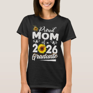 Camiseta Mãe Orgulhosa De Um Graduando Da Turma De 2026 Gra