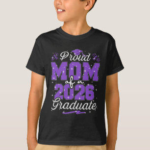 Camiseta Mãe Orgulhosa De Um Graduando Da Turma De 2026 Gra