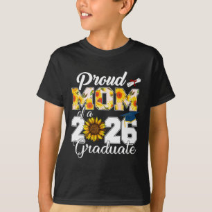 Camiseta Mãe Orgulhosa De Um Graduando Da Turma De 2026 Gra