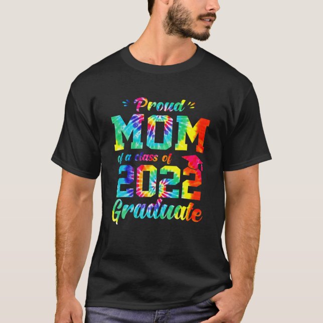 Camiseta Mãe Orgulhosa De Uma Classe De Formando De Colo De (Frente)