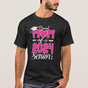 Camiseta Mãe Orgulhosa De Uma Graduação Do Coração Mais vel