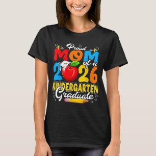 Camiseta Mãe orgulhosa de uma graduada no jardim de infânci