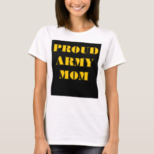 Camiseta Mãe Orgulhosa do Exército