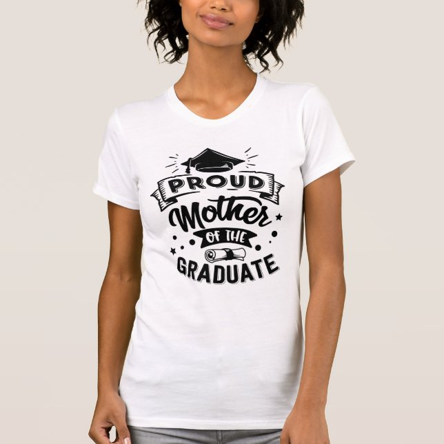 Camiseta Mãe Orgulhosa do Graduado  (Frente)