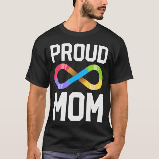 Camiseta Mãe Orgulhosa Família Autismo Mãe Autista Infinito