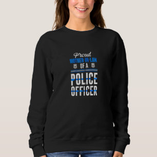 Camiseta Mãe Orgulhosa Na Lei De Um Policial Legal Mothe
