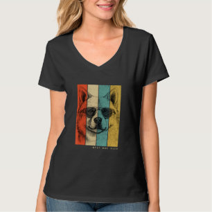 Camiseta Mãe Pai de Akita Vintage Crianças Homens Mulheres
