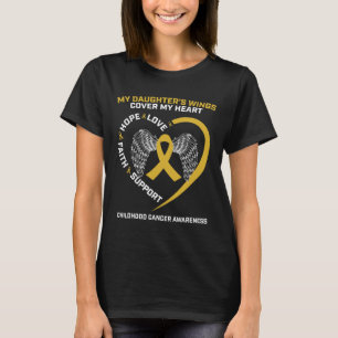 Camiseta Mãe Pai Mulheres Homens Ascendem Filha Cancer de I