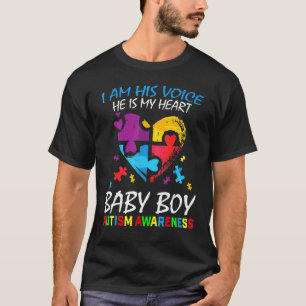 Camiseta Mãe Pai Sua Voz Meu Filho Filho Filho Do Coração A
