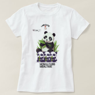 Camiseta Mãe Panda Fofa – Presente Adorável do Dia