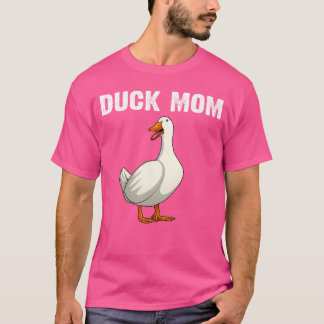 Camiseta Mãe Pata Legal Para Mulheres Mãe Mamãe Animal De F