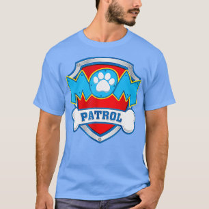 Camiseta Mãe patrulha Cachorro Mãe Pai Engraçado Festa de a